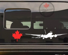 'Boeing 777-200LR' Premium Vinyl Decal / Sticker