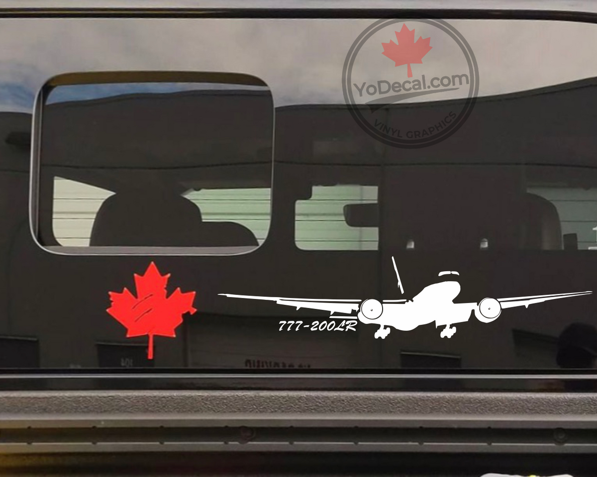 'Boeing 777-200LR' Premium Vinyl Decal / Sticker – YoDecal.com