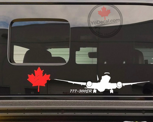 'Boeing 777-300ER' Premium Vinyl Decal / Sticker