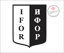 'Bosnia Vet NATO IFOR' Premium Vinyl Decal