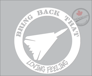 'Bring Back That Loving Feeling F-14 Top Gun' Premium Vinyl Decal