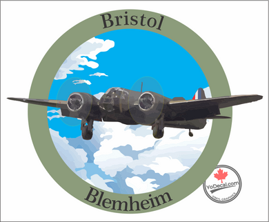 'Bristol Blenheim' Premium Vinyl Decal / Sticker