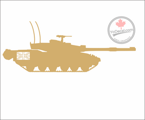 'British Challenger 2 Main Battle Tank' Premium Vinyl Decal / Sticker