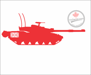 'British Challenger 2 Main Battle Tank' Premium Vinyl Decal / Sticker