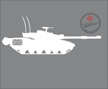 'British Challenger 2 Main Battle Tank' Premium Vinyl Decal / Sticker