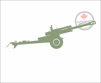 'C3 105mm Howitzer' Premium Vinyl Decal / Sticker