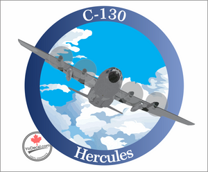 'C-130 Hercules Full Colour' Premium Vinyl Decal