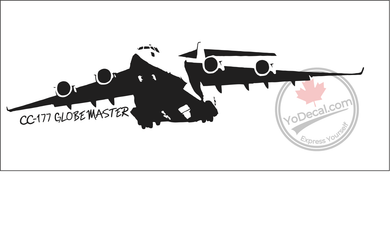 'CC-177 Globemaster' - Premium Vinyl Decal