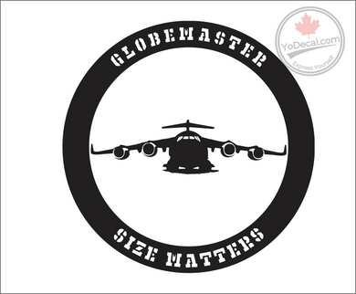 'CC-177 Globemaster Size Matters' Premium Vinyl Decal