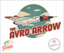 'Avro Arrow CF-105 Retro Comic' Premium Vinyl Decal