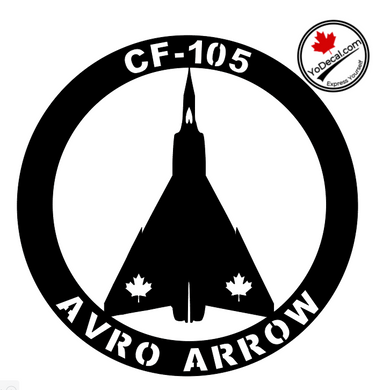 'CF-105 Avro Arrow' Premium Vinyl Decal