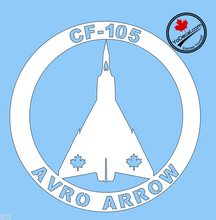 'CF-105 Avro Arrow' Premium Vinyl Decal