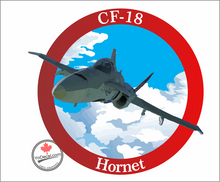 'CF-18 Hornet Full Colour' - Premium Vinyl Decal/Sticker