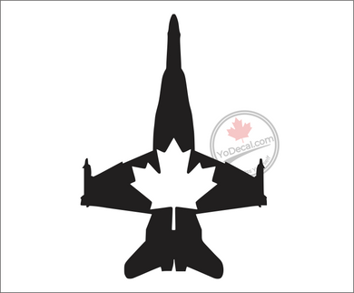 'CF-18 Hornet Maple Leaf' Premium Vinyl Decal