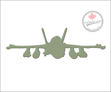 'CF-18 Hornet Frontal' Premium Vinyl Decal / Sticker