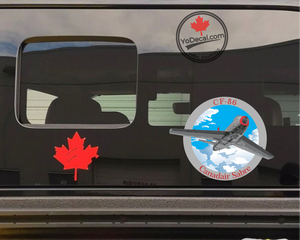 'CF-86 Canadair Sabre' Premium Vinyl Decal / Sticker