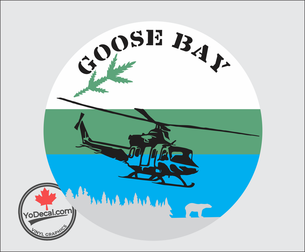 'Goose Bay CH-146 Griffon' Premium Vinyl Decal