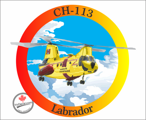 'CH-113 Labrador Full Colour' Premium Vinyl Decal