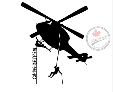 'CH-146 Griffon' - Premium Vinyl Decal
