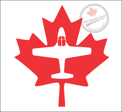 'CT 114 Tutor Canadian Maple Leaf' Premium Vinyl Decal