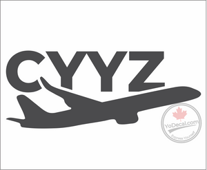 'CYYZ Toronto Pearson Airport' Premium Vinyl Decal / Sticker
