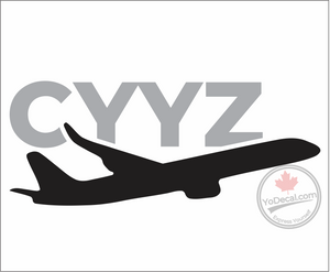 'CYYZ Toronto Pearson Airport' Premium Vinyl Decal / Sticker