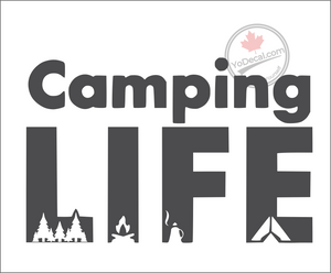'Camping Life' Premium Vinyl Decal