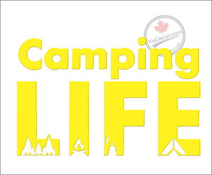 'Camping Life' Premium Vinyl Decal