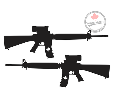 'Canadian C7 Rifles (PAIR)' Premium Vinyl Decal / Sticker