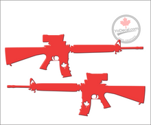 'Canadian C7 Rifles (PAIR)' Premium Vinyl Decal / Sticker