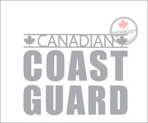 'Canadian Coast Guard' Premium Vinyl Decal / Sticker