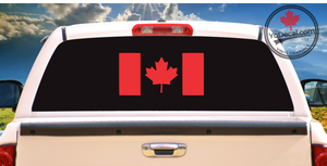'Canadian Flag - Air, Land, Sea & Space' Premium Vinyl Decal