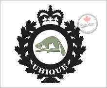 'Canadian Military Engineers - Ubique' Premium Vinyl Decal / Sticker