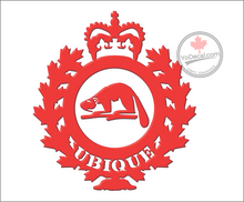 'Canadian Military Engineers - Ubique' Premium Vinyl Decal / Sticker