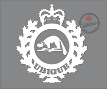 'Canadian Military Engineers - Ubique' Premium Vinyl Decal / Sticker