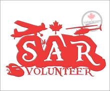 'Search & Rescue (SAR) Volunteer' Premium Vinyl Decal