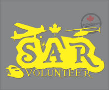 'Search & Rescue (SAR) Volunteer' Premium Vinyl Decal