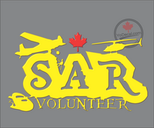 'Search & Rescue (SAR) Volunteer' Premium Vinyl Decal