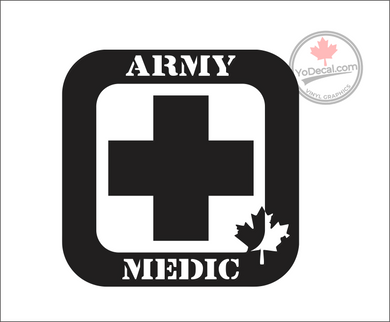 'Canadian Army Medic' Premium Vinyl Decal