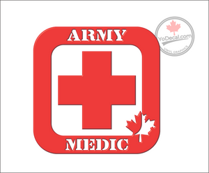 'Canadian Army Medic' Premium Vinyl Decal