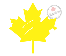 'Canadian Maple Leaf Distressed' Premium Vinyl Decal