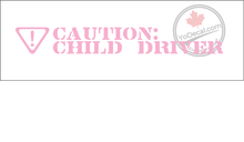 'Caution: Child Driver' Premium Vinyl Decal