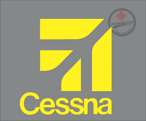 'Cessna Logo 1' Premium Vinyl Decal