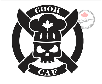 'Cook - Canadian Armed Forces' Premium Vinyl Decal / Sticker