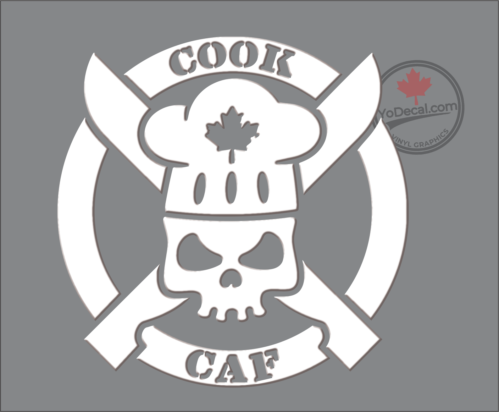 'Cook - Canadian Armed Forces' Premium Vinyl Decal / Sticker – YoDecal.com
