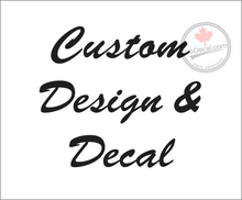 'Custom Sign Decals' Premium Vinyl Decal