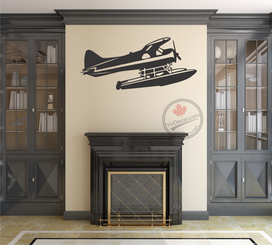 'DHC-2 Beaver Floatplane' Premium Vinyl Wall Decal