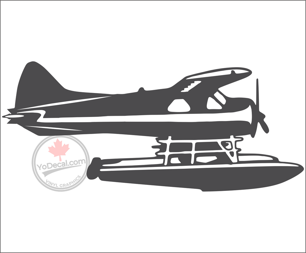 'DHC-2 Beaver Floatplane' Premium Vinyl Wall Decal