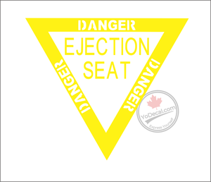 'Danger Ejection Seat' Premium Vinyl Decal