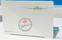 'Douglas Dakota (DC-3) C-47 Skytrain' Premium Vinyl Decal / Sticker